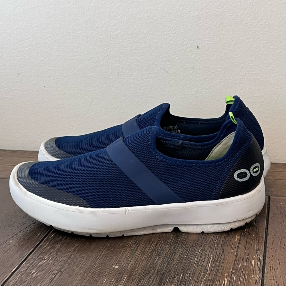 OOFOS Oomg Low Blue Shoes Womens 8 - Picture 7 of 12